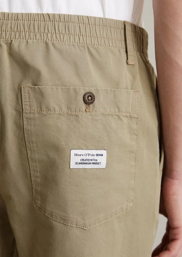 Брюки из органического хлопка и льна Marc o'Polo - фото 4