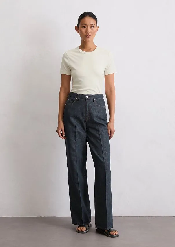 Широкие джинсы TOLVA из органического хлопка и льна Marc o'Polo - фото 1