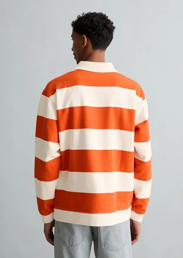 Свитшот-поло из органического хлопка