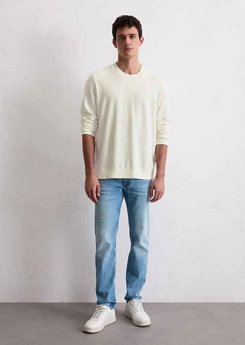 Джинсы Slim Fit SJÖBO из смесового хлопка