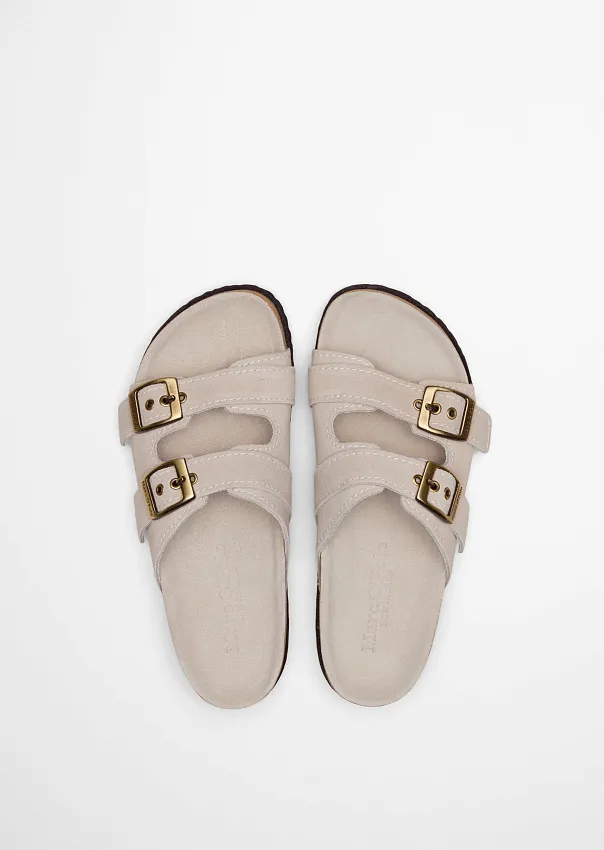 Шлепанцы из натуральной замши