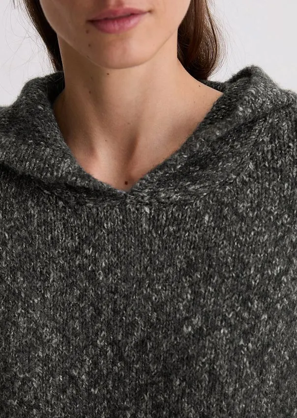 Трикотажное худи из смесовой шерсти альпаки Marc o'Polo - фото 4