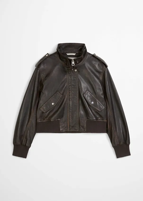 Куртка из натуральной кожи Marc o'Polo - фото 6