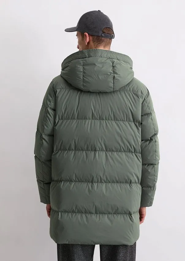 Стеганый пуховик с фиксированным капюшоном Marc o'Polo - фото 2