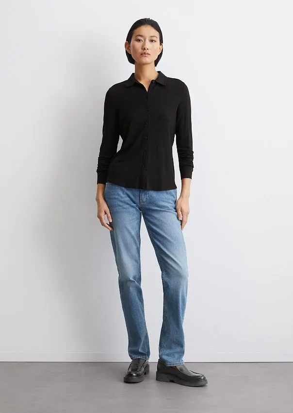 Рубашка из смесовой вискозы Marc o'Polo - фото 3