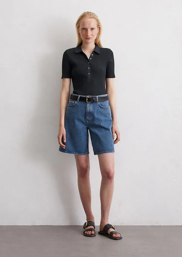 Поло из смесового хлопка Marc o'Polo - фото 3