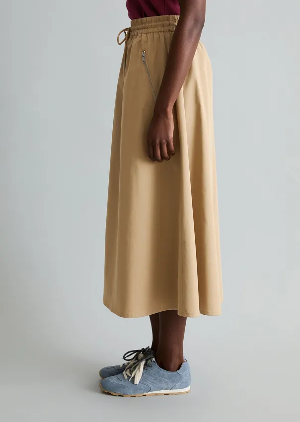 Юбка из эластичного хлопка