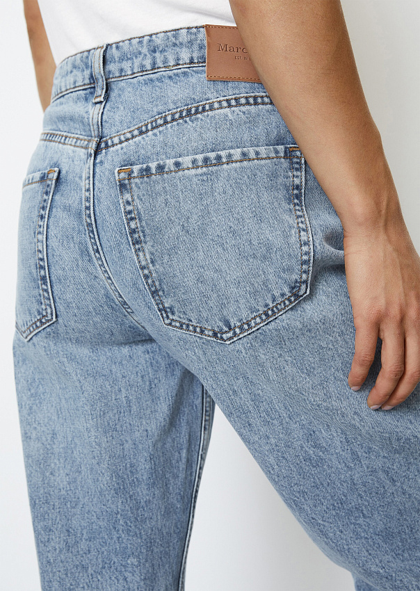 Прямые джинсы LINDE из плотного хлопкового денима Marc o'Polo - фото 4