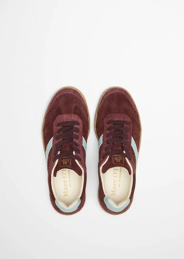 Кроссовки из натуральной замши