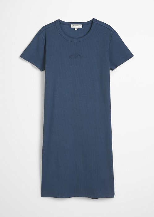 Платье трикотажное из смесового хлопка