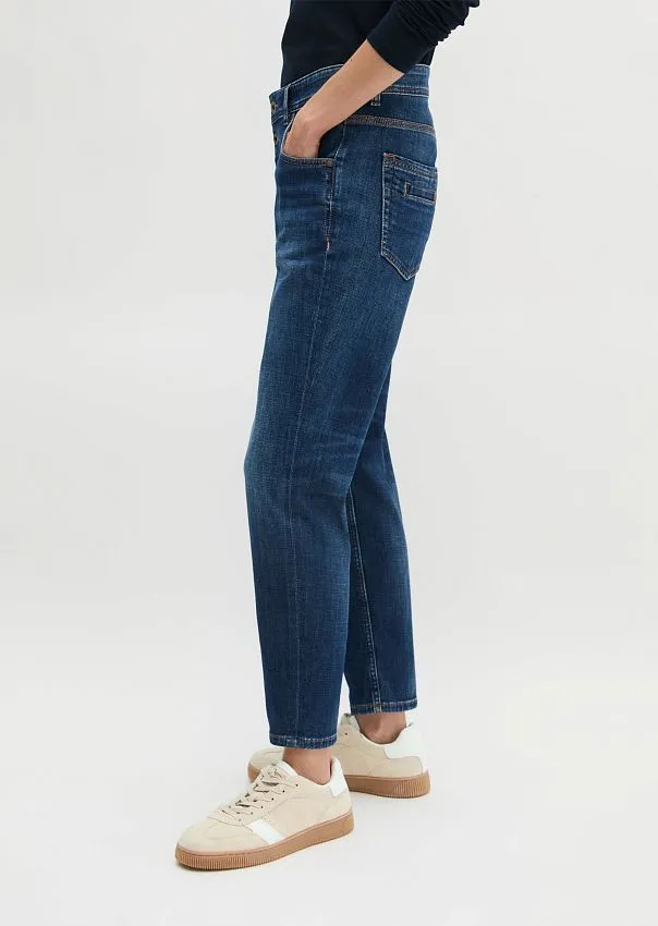 Джинсы бойфренды из смесового хлопка