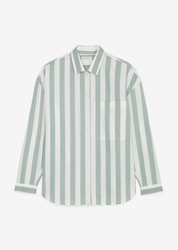 Рубашка из эластичного поплина