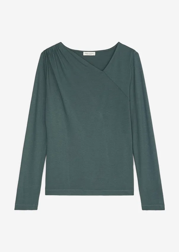 Лонгслив из смесовой вискозы