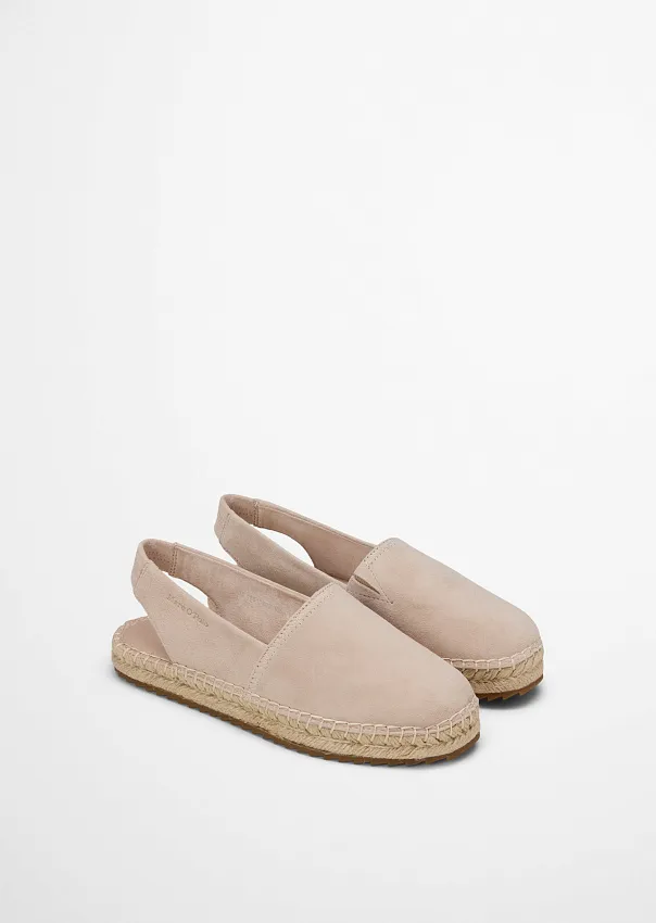 Эспадрильи из натуральной замши