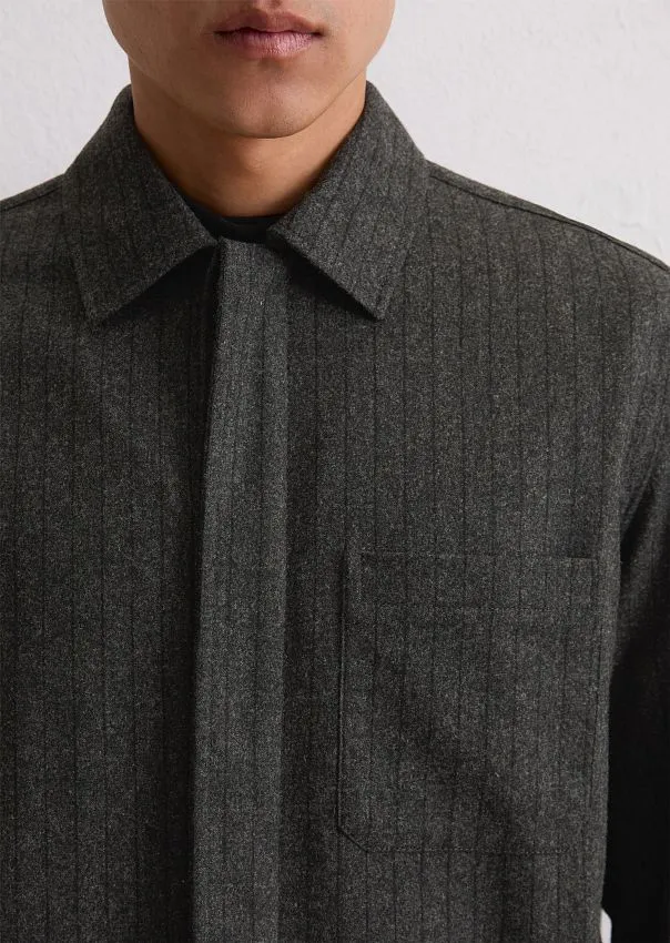 Рубашка из смесовой шерсти Marc o'Polo - фото 4