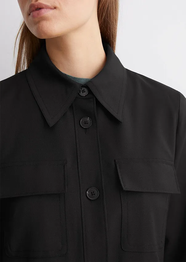 Жакет из смесовой шерсти