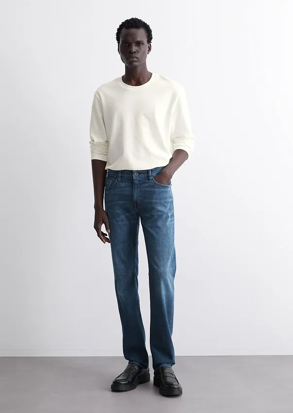 Прямые джинсы KEMI из смесового хлопка