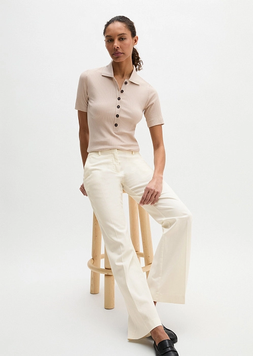Поло из смесового модала TENCEL™
