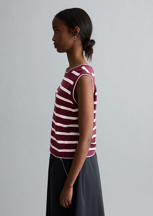 Жилет из хлопка и модала
