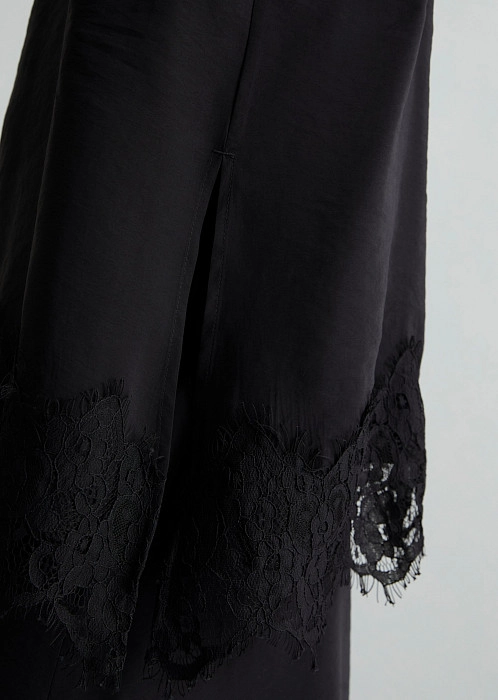 Топ в бельевом стиле с кружевом из модала TENCEL™