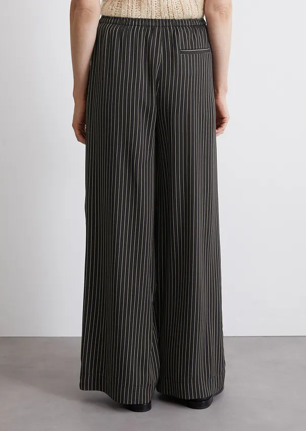 Широкие брюки из вискозы