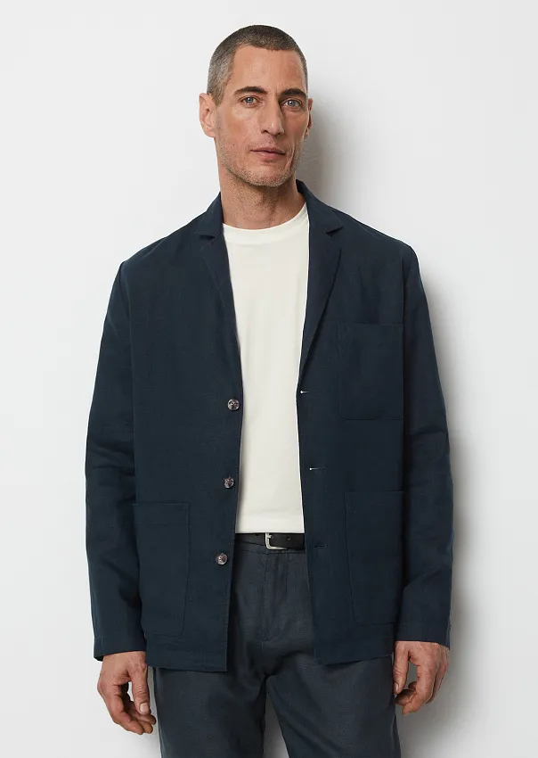 Пиджак из чистого льна