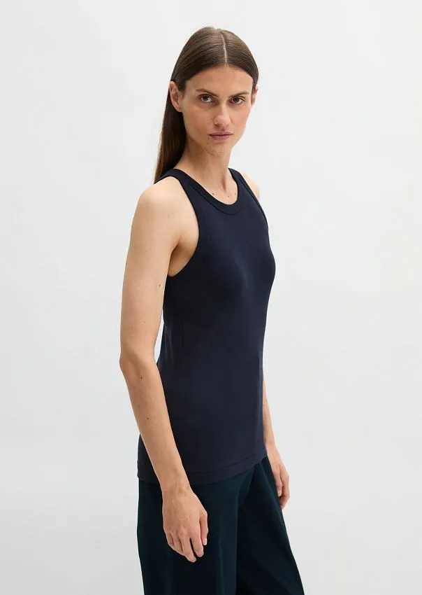 Топ в рубчик из органического хлопка