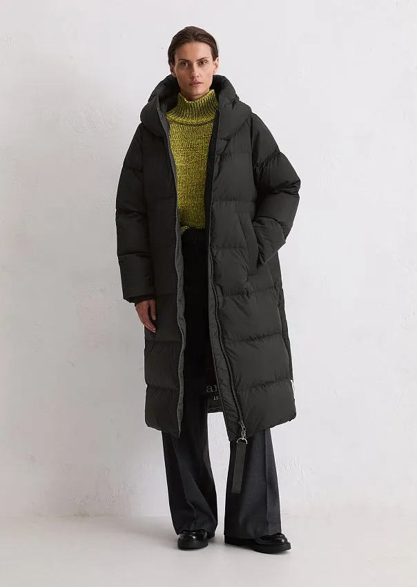 Пуховик с фиксированным капюшоном Marc o'Polo - фото 1