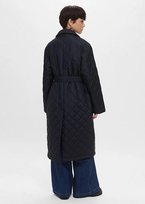 Пальто стеганое