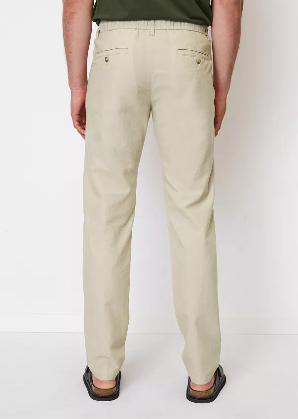 Зауженные брюки чиносы OSBY из смеси хлопка и льна Marc o'Polo - фото 2