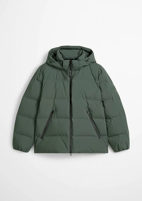 Технологичный пуховик с манжетами и съемным капюшоном  Marc o'Polo - фото 6