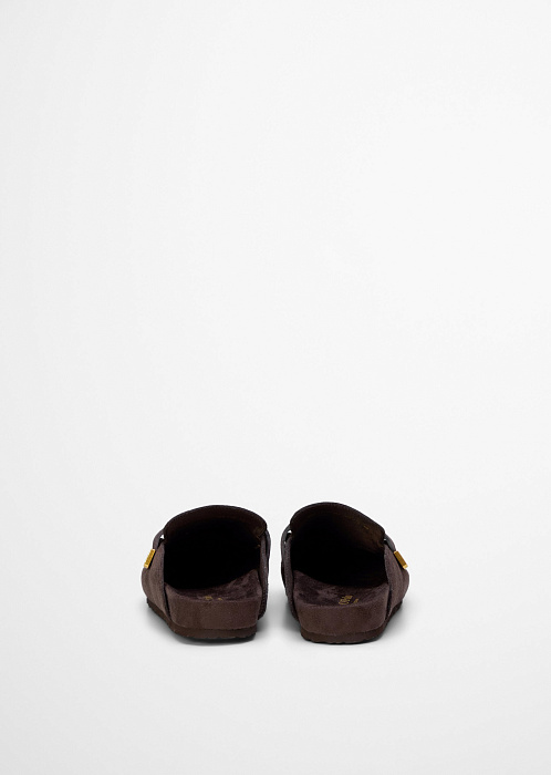 Сабо из натуральной замши