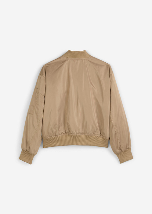 Бомбер свободного кроя