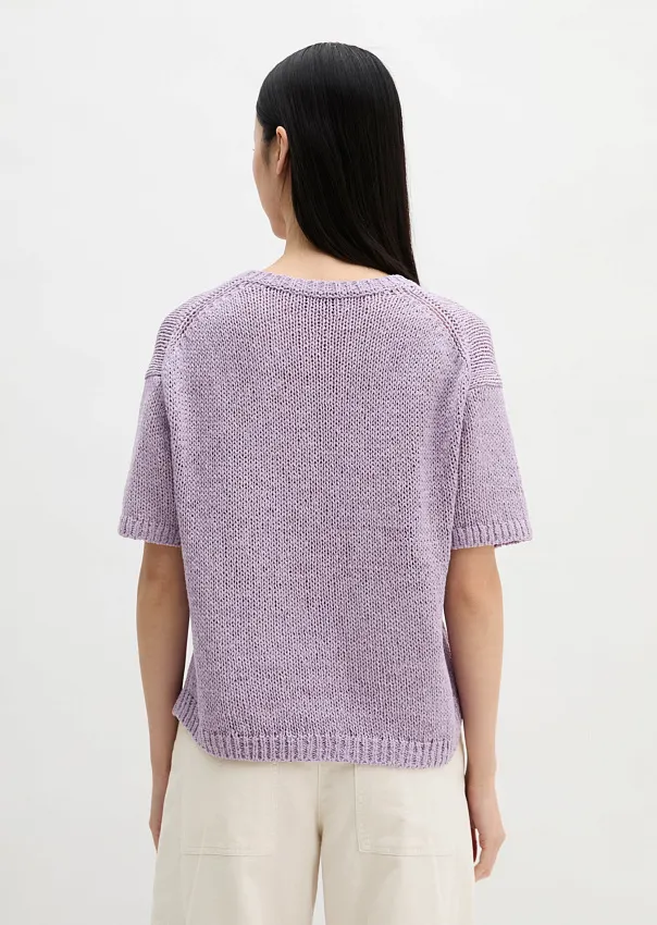 Свитер из смесового хлопка
