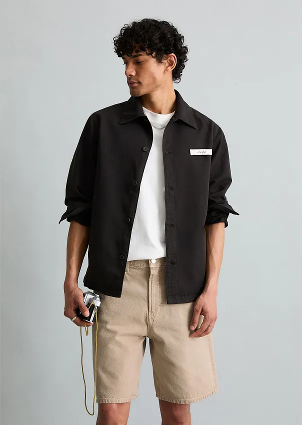 Рубашка верхняя из органического хлопка и льна