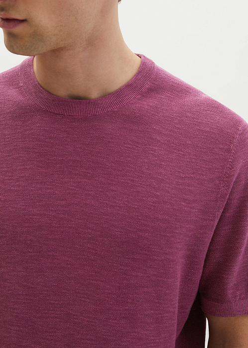 Джемпер из хлопка и льна