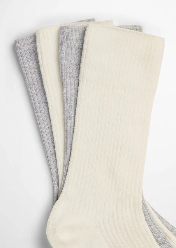 Носки в рубчик (2 пары) Marc o'Polo - фото 2