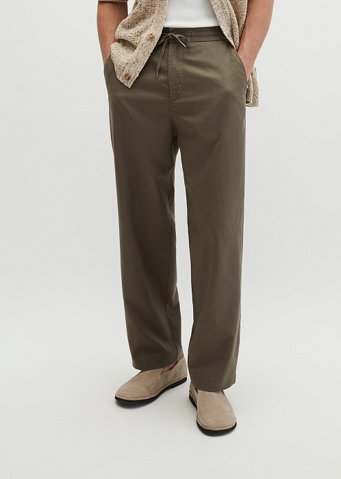 Чиносы изо льна и лиоцелла