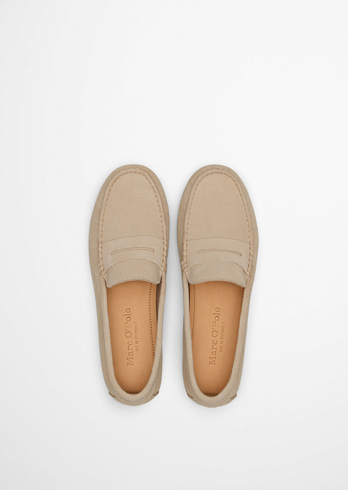 Мокасины из натуральной замши
