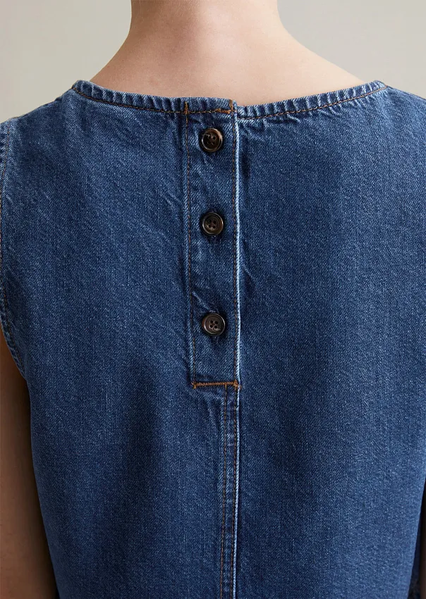 Джинсовый топ из органического хлопка Marc o'Polo - фото 4