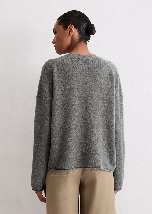 Кардиган из пушистой шерсти
