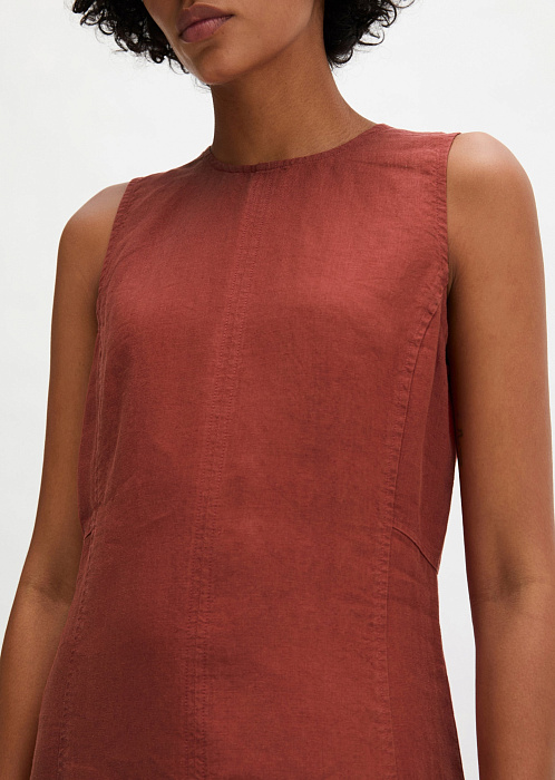 Платье изо льна