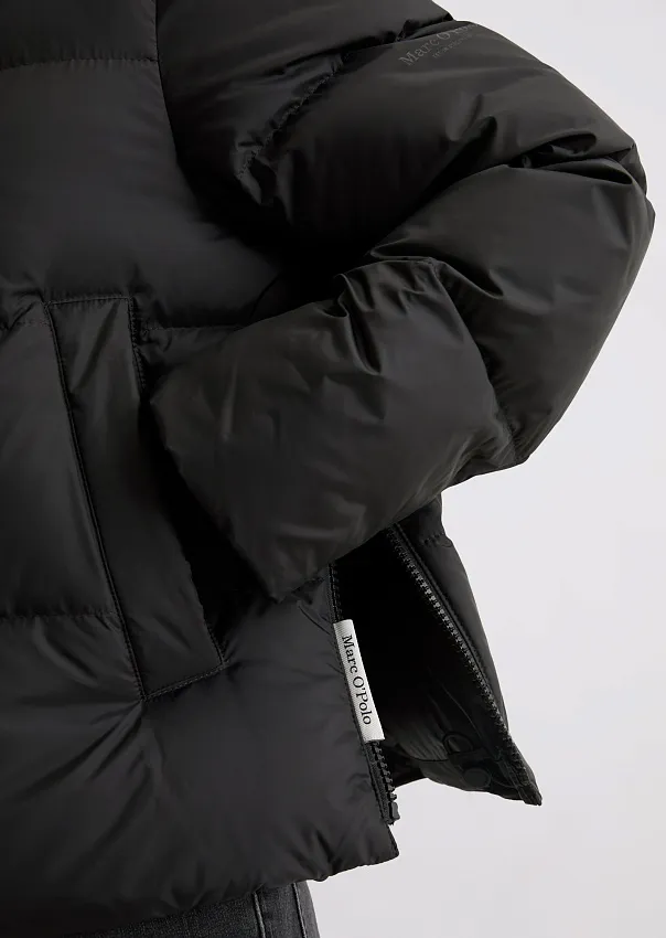 Пуховик с фиксированным капюшоном Marc o'Polo - фото 4