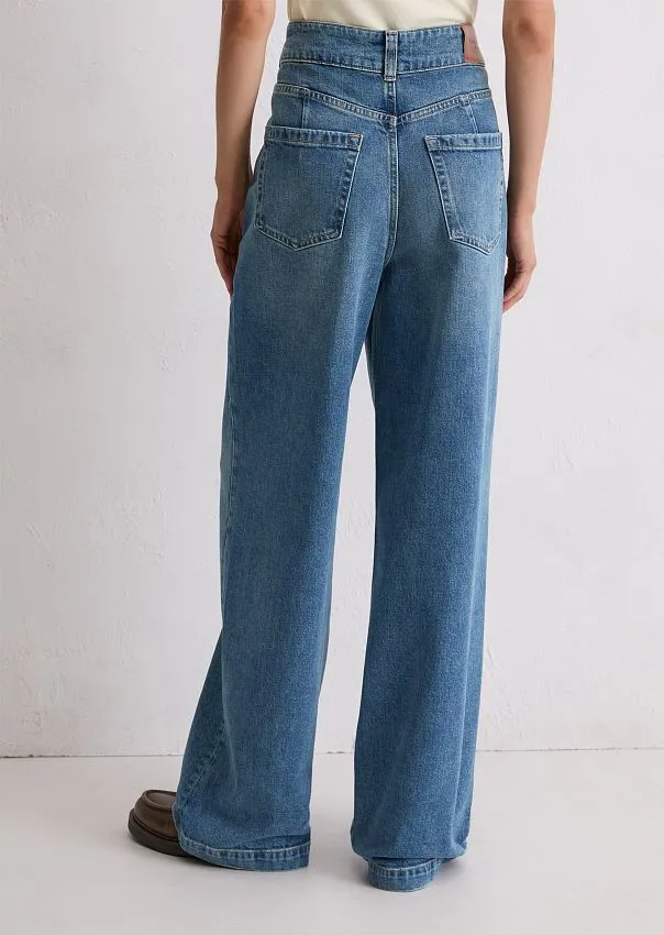 Джинсы широкие SJVA из органического хлопка и вискозы Marc o'Polo - фото 2