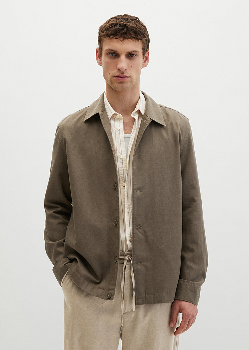 Рубашка верхняя из лиоцелла, льна и хлопка
