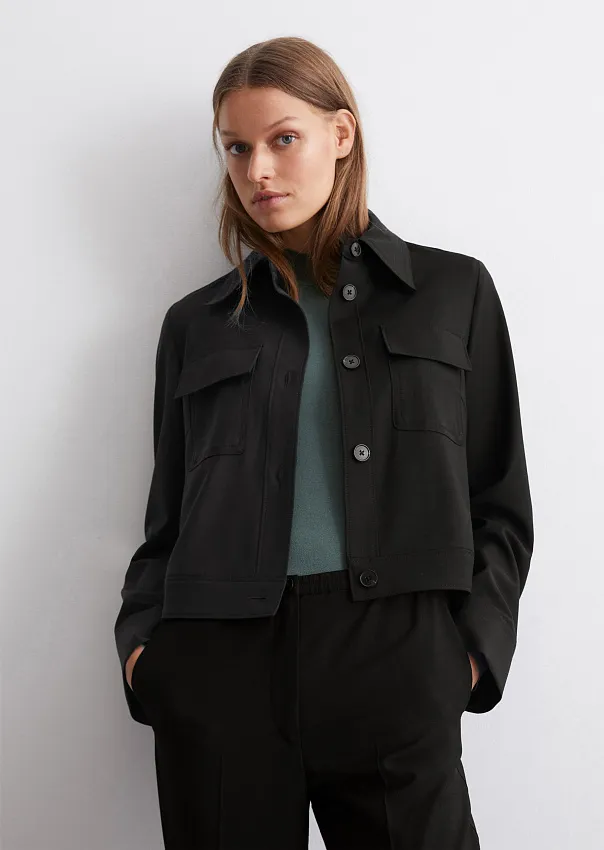 Жакет из смесовой шерсти