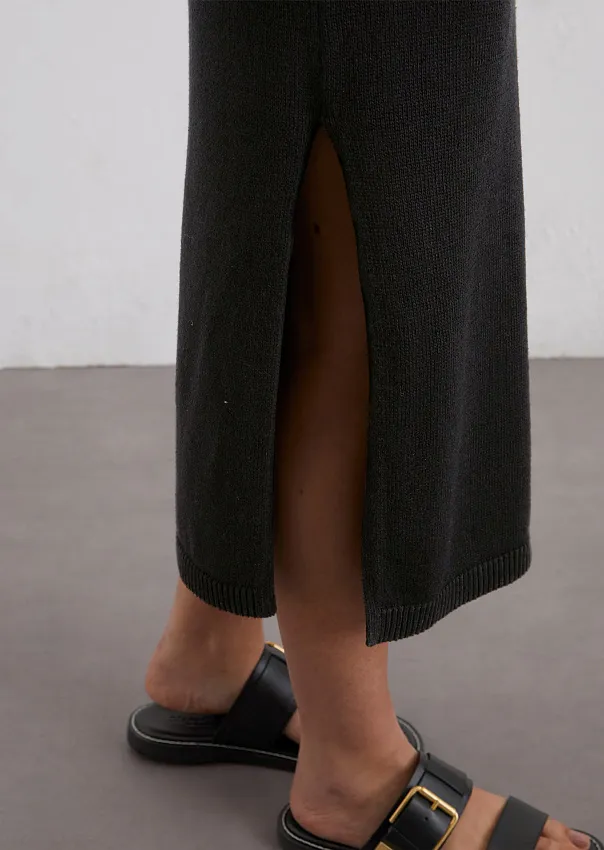 Платье трикотажное из органического хлопка и льна Marc o'Polo - фото 4