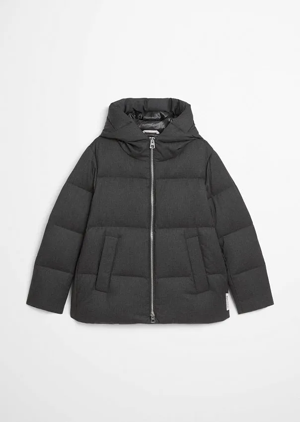 Пуховик с фиксированным капюшоном Marc o'Polo - фото 6