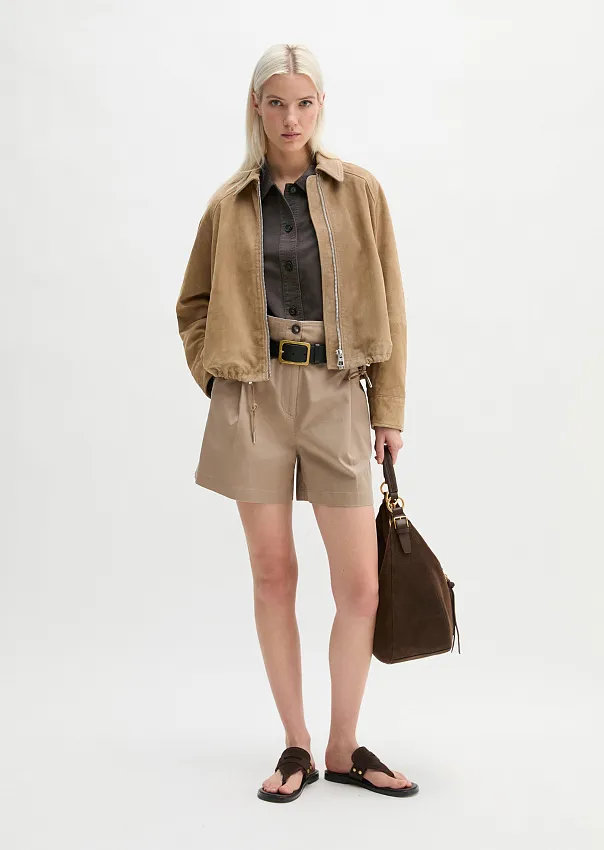 Шорты из органического хлопка и лиоцелла 