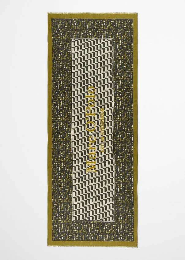 Шарф с принтом из сертифицированного лиоцелла TENCEL™ Marc o'Polo - фото 3